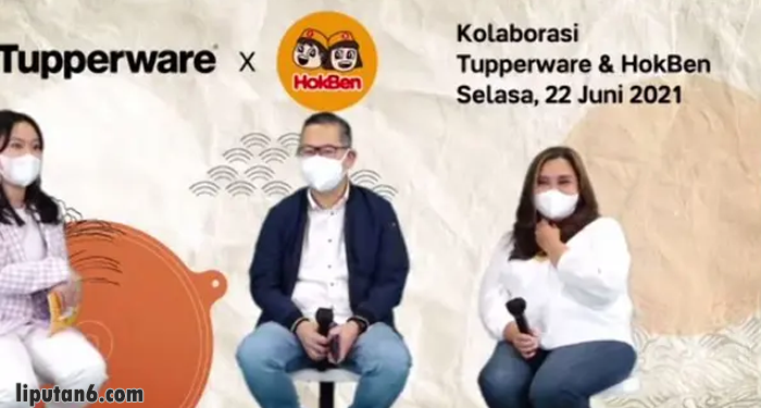 Hokben x Tupperware Berkongsi Tekan Sampah Kemasan Plastik Sekali Pakai