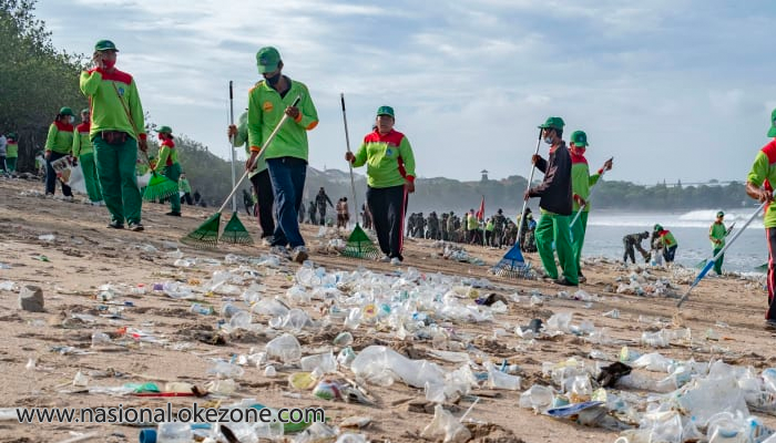 sampah plastik laut