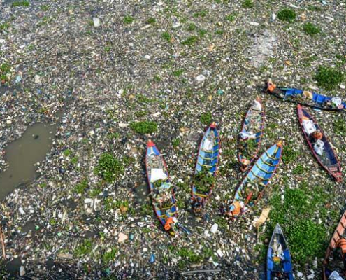 sampah plastik